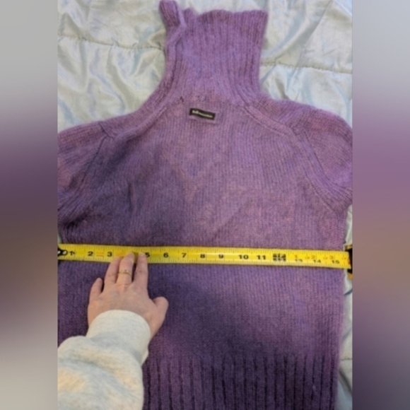 Dolce & Gabbana Purple Angora Turtleneck Sweater - Picture 12 of 14